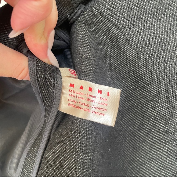 Marni Wool Linen Short Jacket Woman's Size 40 - Picture 5 of 6